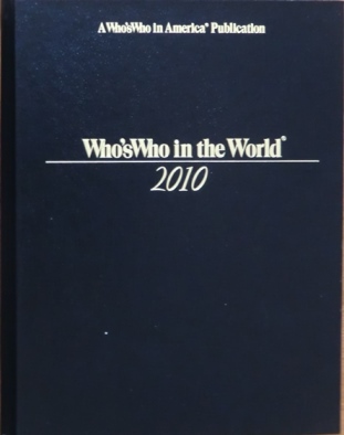 2010 – Who's Who in the World